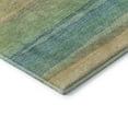 thumbnail image 3 of Addison Rugs Mayfield Premium Machine Washable Transitional Stripes Aloe Rectangle Rug, 8' X 10' Machine Washable Transitional Stripes Aloe Oversized Sherpa Throw Blanket, 3 of 6