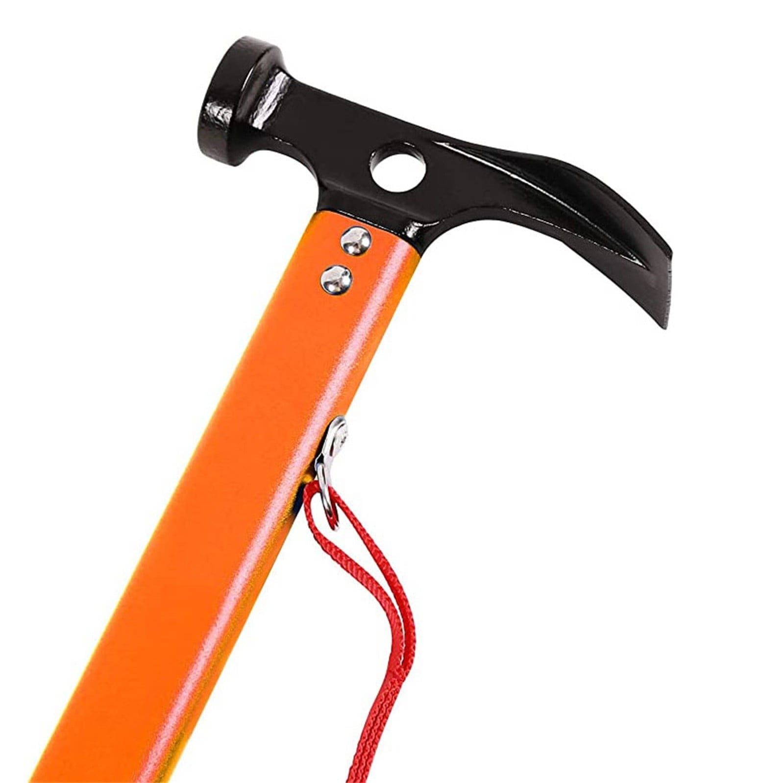 Aluminum Camping Tent Stake with Hook, Portable Lightweight Multi-Functional Peg for Outdoor Tent Setup and Camping Gear, Rust-Resistant and Durable for Hiking Backpacking and Survival Use