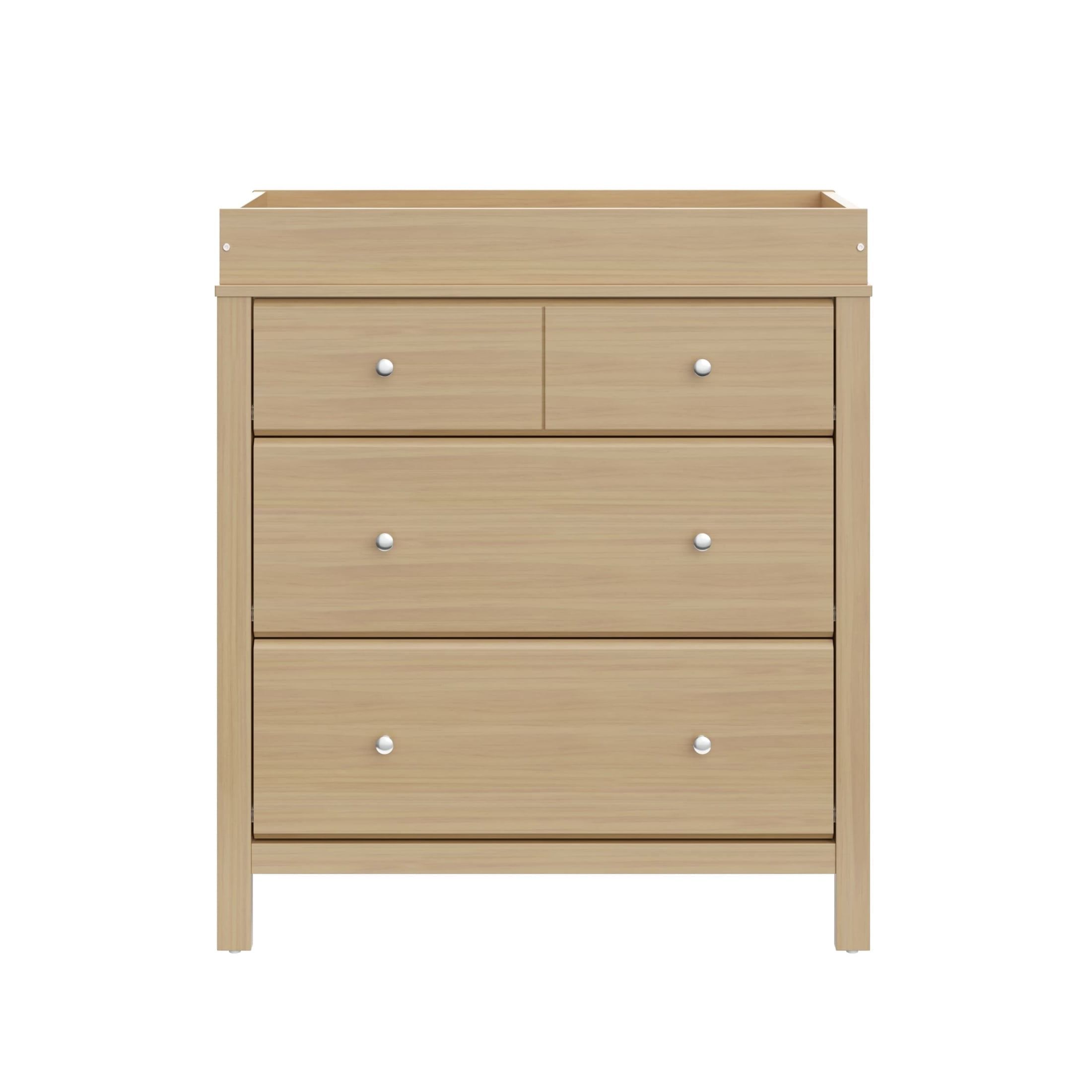 Storkcraft Horizon 3 Drawer Chest with Infant Changing Topper, Driftwood