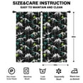 thumbnail image 2 of Blackout Kids Curtains,Black Cartoon Dinosaurs Skeletons Triangles Pattern Childrens Insulated Curtains Set Of 2,Bedroom Essentials,Toddler Room Decor 42"x84", 2 of 5