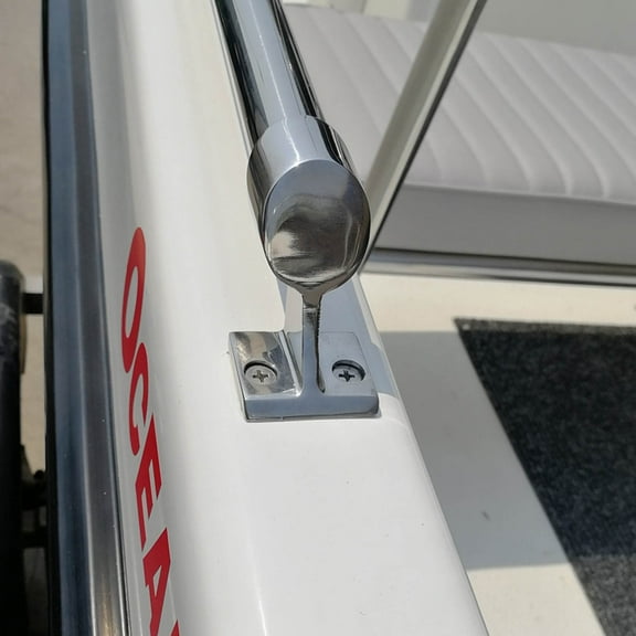 AURARMLET 1Pack 316 Stainless Steel Rectangular Boat Hand Rail Fitting for Fittings