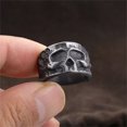 thumbnail image 5 of Anillos para mujer, regalos para mujer, 2 piezas, recuerdo de Halloween, calavera para mujer, hombre, compromiso, boda, accesorios de joyería, regalo, tornillo, tornillo, 5 of 5
