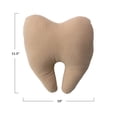 thumbnail image 2 of Creative Co-Op Creative Co-Op Cotton Double Cloth Tooth Fairy Pillow, Natural, 2 of 7