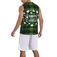 thumbnail image 5 of Easygdp Happy Easter Men's Mesh Basketball Jersey Quick Drying Sleeveless Shirts Fitted Muscle Tank Tops Sport Round Neck T-Shirt - XX-Large, 5 of 9