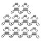 thumbnail image 5 of YSNOOWE 20Ud Sujetadores De Para Joyería De Metal Con Flexible Y Resistente, 5 of 8
