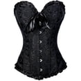 thumbnail image 1 of Corsé de pecho completo para mujer, corsé bustier gótico vintage, 1 of 5