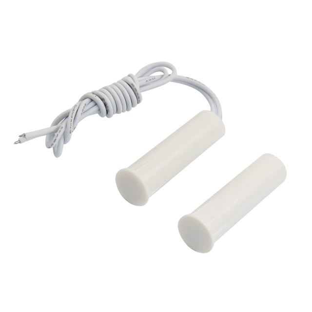 Unique Bargains DC 110V 0.5A NC White Cylindrical Window Door Magnetic Switch Home Alarm