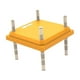 thumbnail image 4 of Calentador eléctrico para jaulas de pollos Amarillo 307x307cm jinwen Calentador de jaula de pollitos, 4 of 8