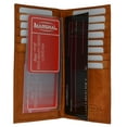 thumbnail image 2 of Bifold Checkbook Wallet and Credit Card Holder with ID Window Genuine Leather 4507 CF (C), 2 of 5