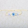 thumbnail image 1 of Xiao Hua Pulsera de flores hecha a mano - Pulsera de resina, ajustable, pulsera de flores, 2 piezas, Narciso azul oscuro, 1 of 3