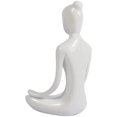 thumbnail image 3 of Estatua de yoga de cerámica de porcelana Vhermosa decorativa figura de pose de yoga, 3 of 7