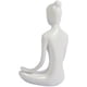 thumbnail image 3 of Estatua de yoga de cerámica de porcelana decorativa, escultura de figura de pose de yoga, decoración de figura de yoga para sala de meditación budista zen para el día de los meses,, 3 of 7