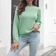 thumbnail image 5 of Suéteres para mujer Suéteres de otoño Cuello redondo Moda Manga larga Suéter suelto Tops Blusa de punto Odeerbi  ODB-5, 5 of 5