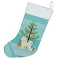 thumbnail image 2 of Caroline's Treasures Bichon Frise Multi-color Christmas Stocking, with Soft Suede Fabric 18", 2 of 3