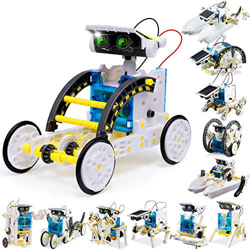 ~3 in 1 Solar Robot~ DIY Tech Kit Ages 8 Robot & Tanks STEM 