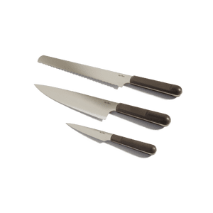 Our Place Knife Trio (Set of 3) Three high-quality, full-tang knives engineered for easy prep Char