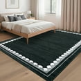 thumbnail image 4 of FairOnly 8'x10'Solid Color Machine Washable Area Rug for Bedroom Home Office UltraThin Low Pile Non Slip Non Shedding Indoor Rug for Modern Living Room Bedroom Kitchen,Black, 4 of 8