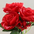 thumbnail image 2 of Artificial Potted Rose Wide Application Easy Care Beautiful Table Artificial Pot Flower Ornament, 2 of 4