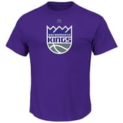 NBA Sacramento Kings Men's Logo II Short Sleeve Basic Tee, Medium, Regal Purple