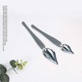 thumbnail image 3 of Culinary drawing decoration spoons set, 2 pcs multi-use stainless steel, 3 of 5