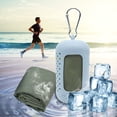 thumbnail image 6 of Outdoor Microfiber Portable Fitness Cool Towel Sports Cooling Ice Towel Cold Sports Towel Camping BLUE, 6 of 8