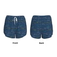 thumbnail image 5 of Lsque Shark (2) Printed Women's Running Shorts with Liner Pockets,Elastic Quick Dry Workout Athletic Gym Yoga Shorts,Womens High Waist Shorts-XX-Large, 5 of 9