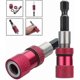 thumbnail image 3 of 2pcs Magnetic Bit Holder with Depth Stop 1/4 Inch Screwdriver Chuck Magnetic Drywall Socket Driver Bits for Quick Release Bar, 3 of 5