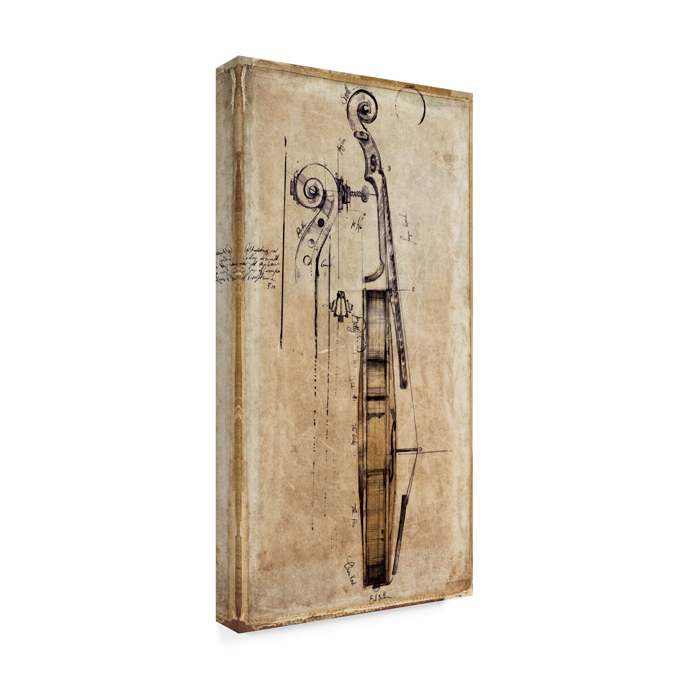 Symposium Design 'Violin' Canvas Art