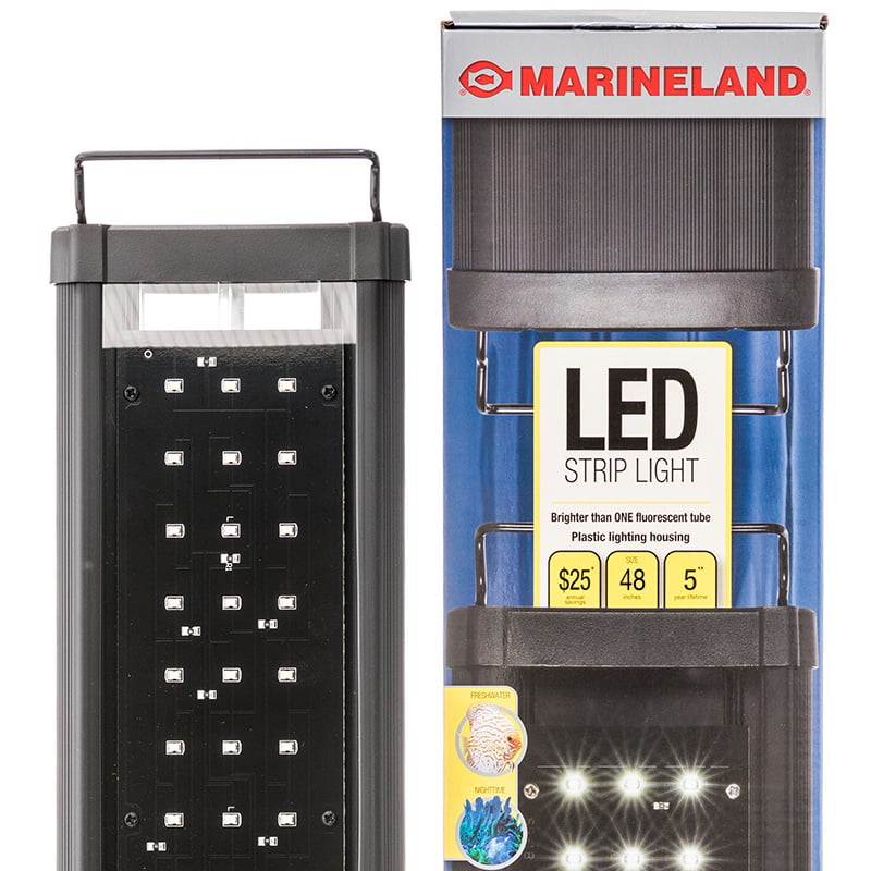 Marineland Led Strip Light For, 48 Inch Aquarium Light Fixture Size