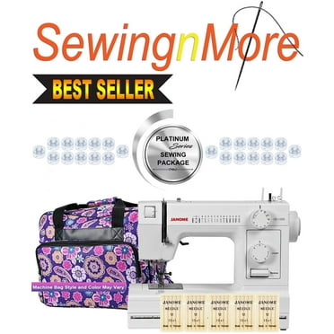 Janome HD1000 Heavy-Duty Sewing Machine w/ Exclusive Platinum Series Sewing Package!