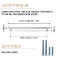 thumbnail image 6 of Goo-Ki Brushed Nickel Drawer Handles 12.6 in (320mm) Hole Centers Straight Cabinet Pull,6-Pack Solid Cabinet Handles for Kitchen Cabinets and Dresser Drawers, 6 of 6