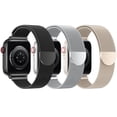 thumbnail image 1 of Apple Watch Band BELONGME Mesh Loop de acero inoxidable, paquete de 3, 1 of 7