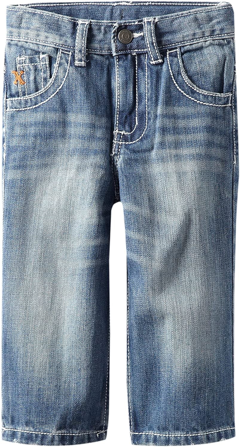 Wrangler Little Boys' Relaxed Fit Straight Leg Watch Pocket Jeans