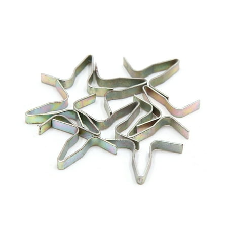 

Unique Bargains 10Pcs Metal Rivets Door Dashboard Panel Clips Retainer Fastener for Car