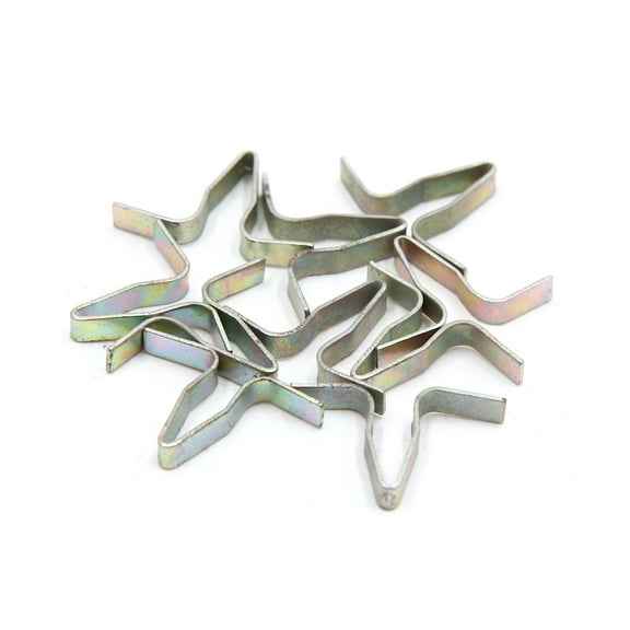 Unique Bargains 10Pcs Metal Rivets Door Dashboard Panel Clips Retainer Fastener for Car