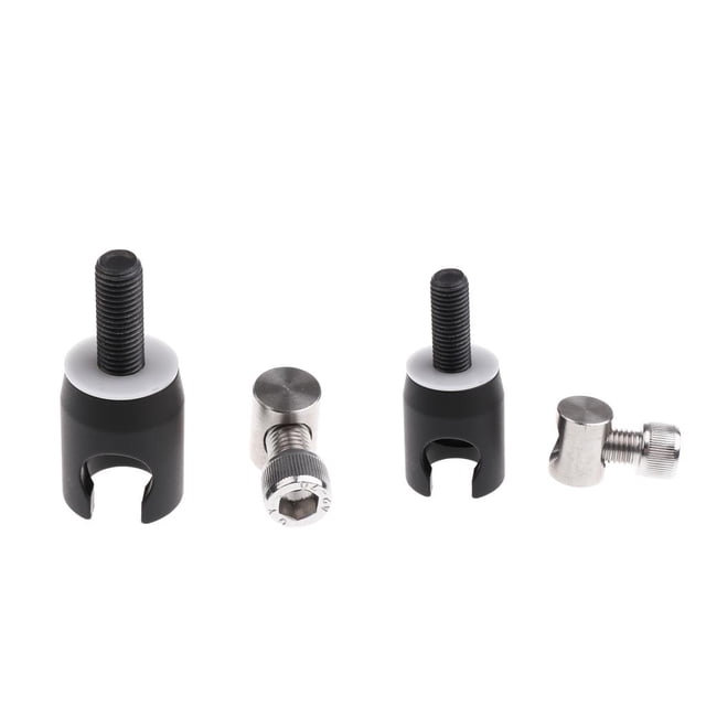 2pcs Arc Barre de Stabilisation de Déconnexion Rapide Arc Libération Rapide Noir 5cm