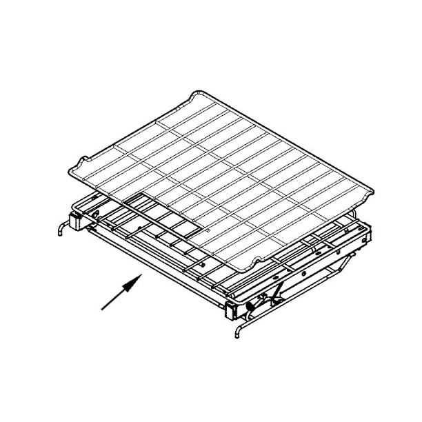 Frigidaire FGEW2766UDC Oven Slide Rack Assembly 5304518865