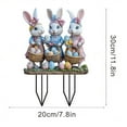 thumbnail image 2 of Piquet de Jardin Lapin de Pâques Jardin Piquet de Jardin de Pâques Décoration de Pâques Rétro Lapin de Pâques Oeuf de Pâques Logo de Jardin Décoration de Pâques Extérieure Lapin de Pâques Oeuf de Pâques Lo de Pâques, 2 of 3