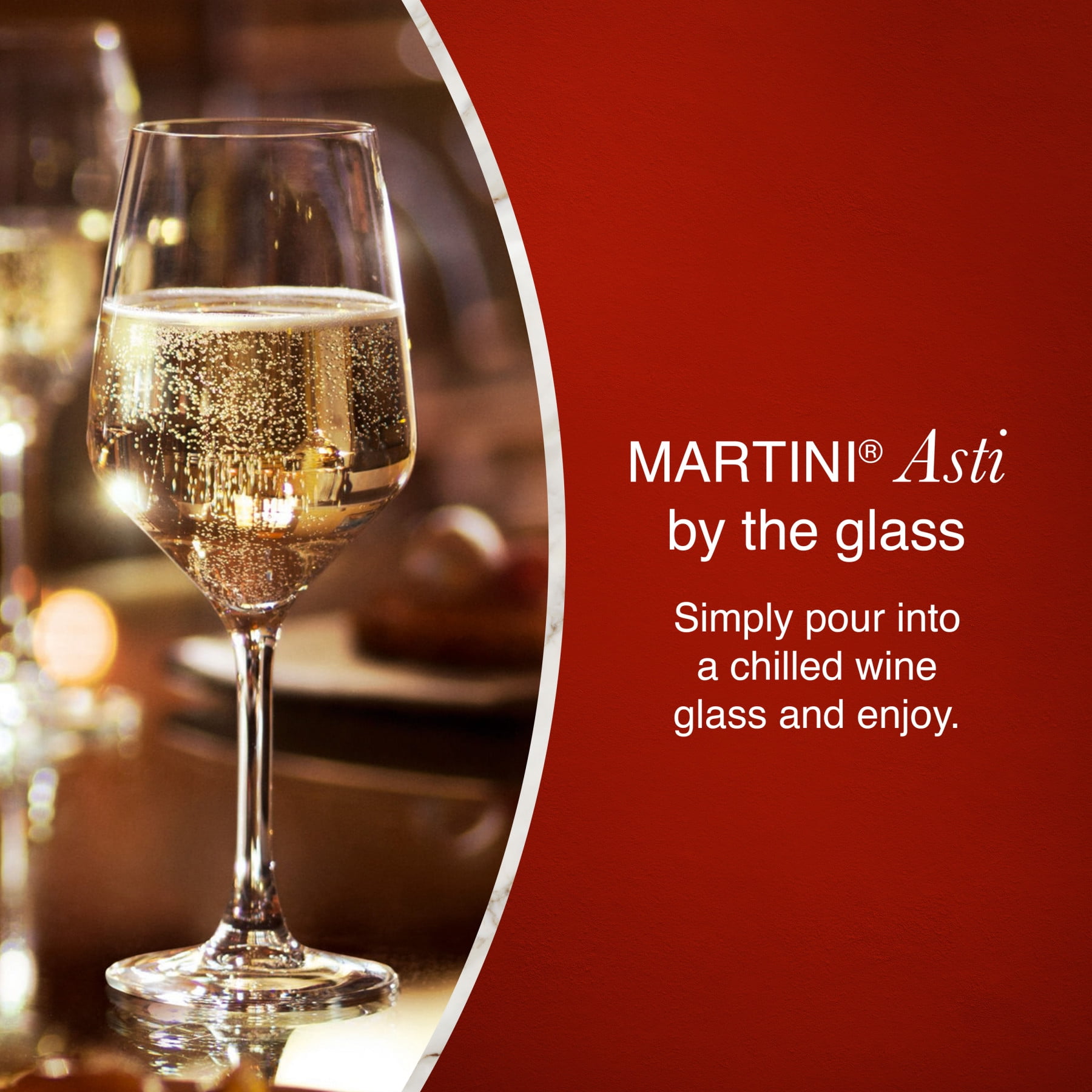 MARTINI & ROSSI Asti Sparkling Wine Italy, 750 ml Bottle, 7.5% ABV