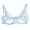 Blue, variant on Women's Sheer Mesh Balconette Bra Non Padded Lace Unlined Underwire Bralettes Underwire Bras for Women Bras for Women No Underwire
