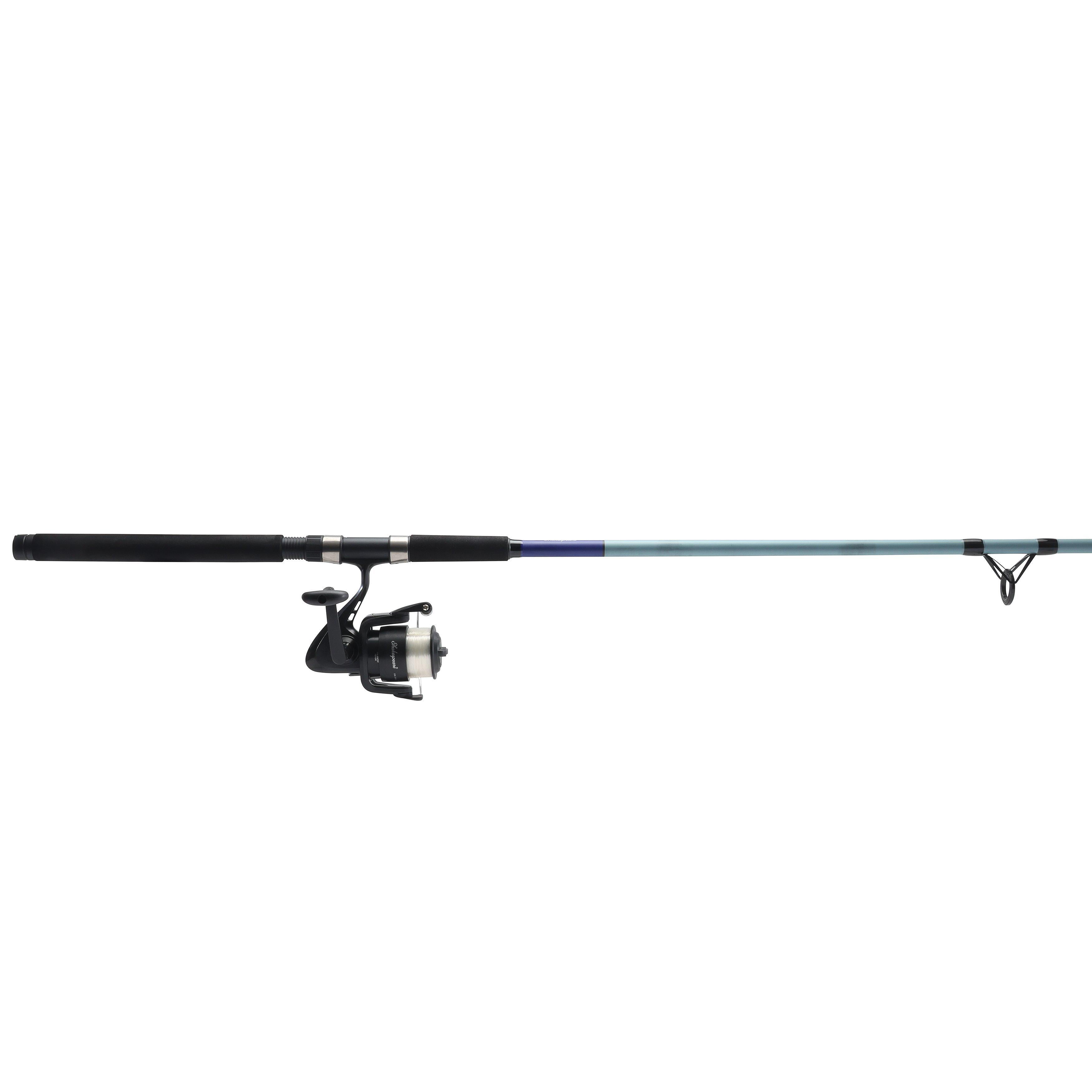 Shakespeare Catch More Fish 3 Spinning Fishing Combo Kit, Salmon