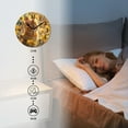 thumbnail image 4 of Battery Operated Analog Wall Clocks Non-Ticking Silent Modern Clock Decorative for Home,Office-Cute Ginger Kitten In The Midst Of Yellow Flowers(12inch), 4 of 4