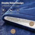 thumbnail image 3 of Electric Blanket with Automatic Shut-Off and 6 Temperature Levels 38C - 50C / 2H-10H/120W Heat Blanket Electric Heat Pad Washable Warm Comfortable Saf, 3 of 5