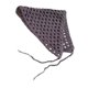 thumbnail image 2 of Decoración de la bufanda de cabeza Regalos versátiles Accesorios para el cabello Mujeres Bandana de crochet Gris, 2 of 8