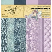Graphic 45 Double-Sided Paper Pad 12"X12" 16/Pkg-Make A Splash Patterns/Solid