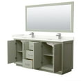 thumbnail image 7 of Wyndham Collection Wcf414172d-Qtz-Unsm70 Strada 72" Free Standing Double Basin Vanity Set, 7 of 7