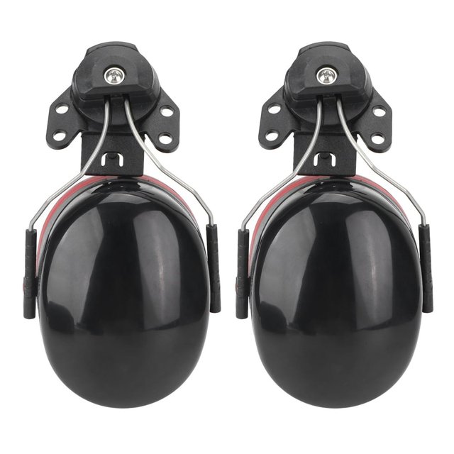 HLONK Hard Hat Attachment Earmuff Helmet Earmuff Noise Reduction For Manufacturing