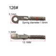 thumbnail image 1 of 1800pcs Eyeglasses Spring Insert Glasses Repairing Flex Temples Optical Frame Broken Replacement Accessory model 126 1800pcs, 1 of 6