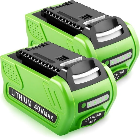2Pack 40V 6.0Ah For Greenworks G-MAX 40Volt Lithium Battery 29472 29462 29252 20672