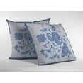 thumbnail image 2 of 26â€ Blue White Wildflower Indoor Outdoor Throw Pillow, 2 of 4